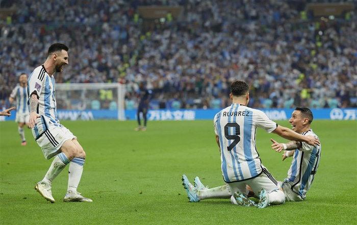 Angel Di María skoraði annað mark Argentínu