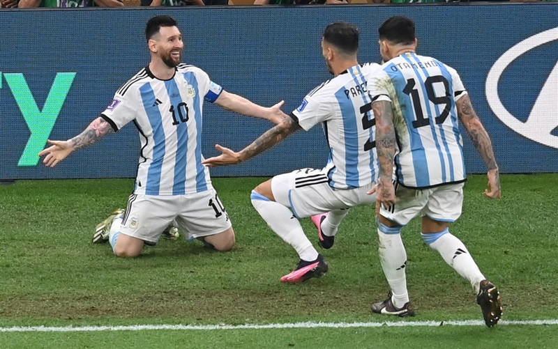 Lionel Messi vann loksins þann stóra