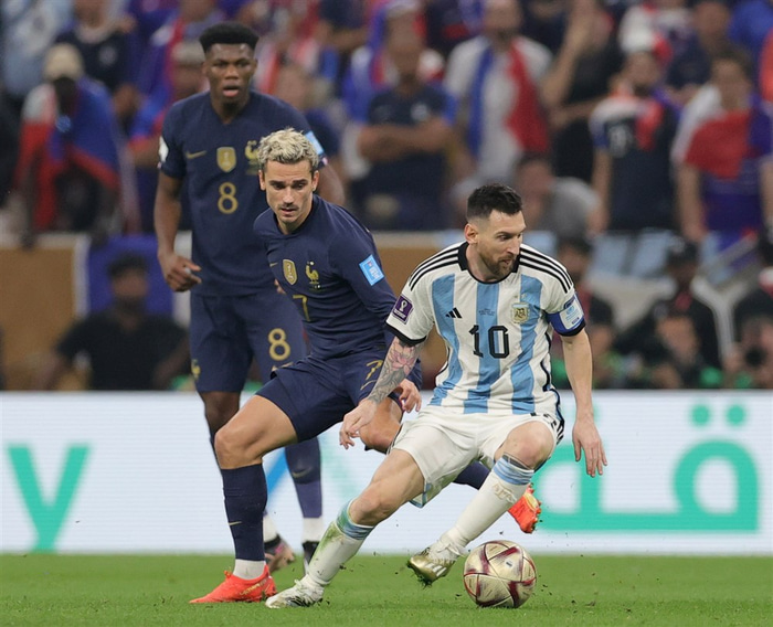 Antoine Griezmann var ólíkur sjálfum sér