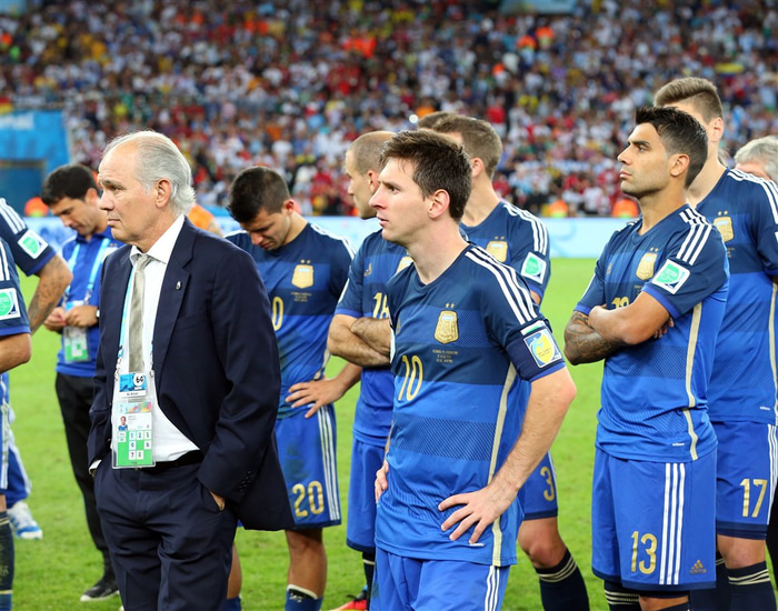 Lionel Messi eftir tapið gegn Þjóðverjum
