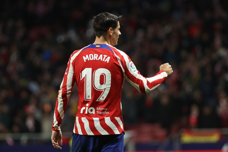 Spánn: Morata sá rautt í sigri Atletico Madrid