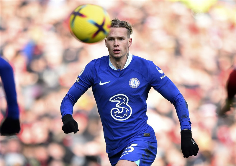 Í leik með Chelsea.