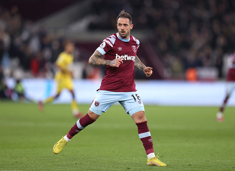 Danny Ings lék sinn fyrsta leik fyrir West Ham um síðustu helgi, gegn Everton.