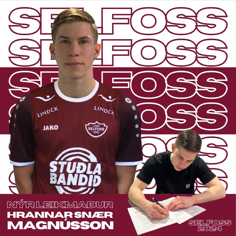 Hrannar Snær yfirgefur Selfoss (Staðfest)