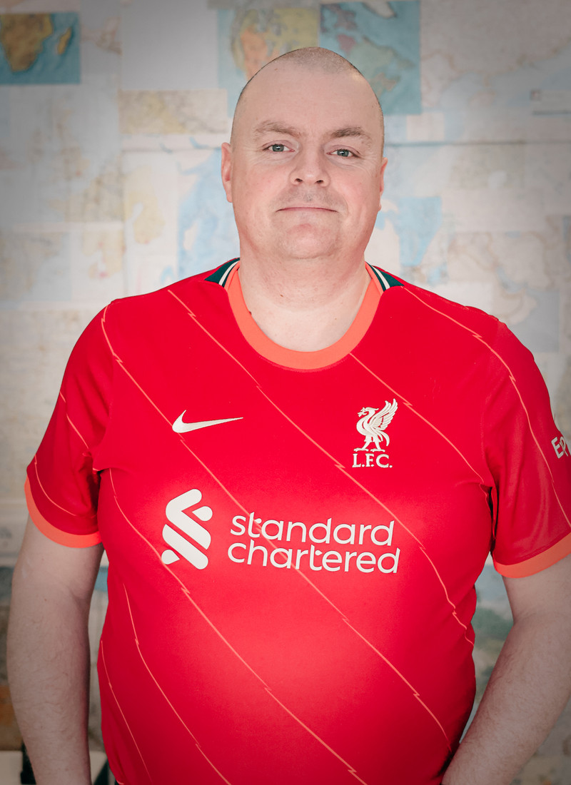 Hallgrímur Indriðason er mikill stuðningsmaður Liverpool.