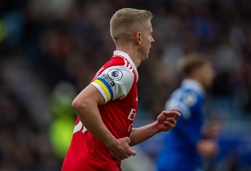 Zinchenko er í liði Arsenal