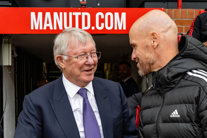 Sir Alex stýrði Man Utd frá 1986 til 2013.