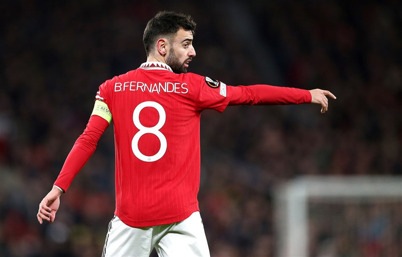 Bruno Fernandes er nýr fyrirliði Man Utd.