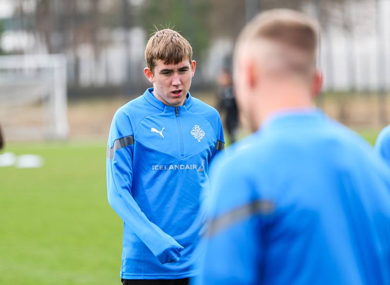 Allir voru með á æfingasvæði Bayern - Ísak að stíga upp úr veikindum