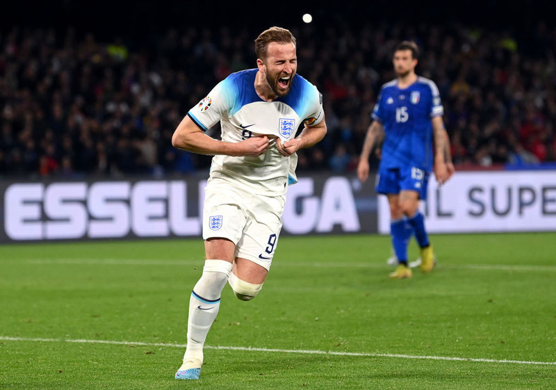 Kane fór ekkert leynt með gleðina sem fylgdi því að skora þetta mark