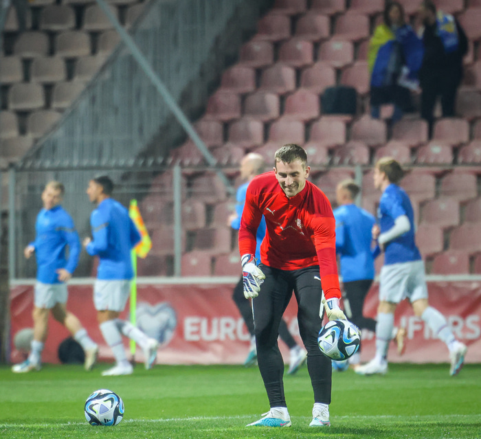 Patrik Sigurður stóð í marki Viking