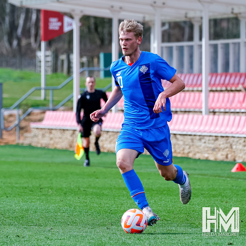 Orri Steinn var með U19 í undankeppninni fyrir EM 2023.