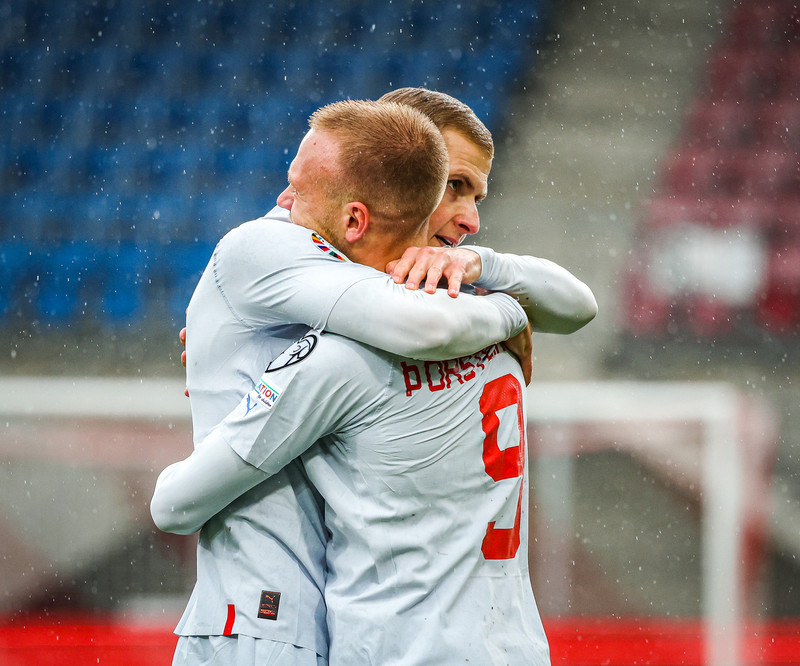 Myndaveisla frá sjö marka sigri Íslands í gær