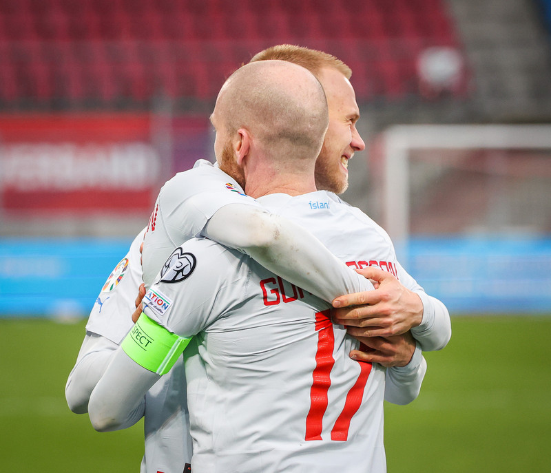 Myndaveisla frá sjö marka sigri Íslands í gær