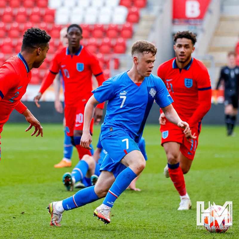 Myndaveisla: U19 vann England