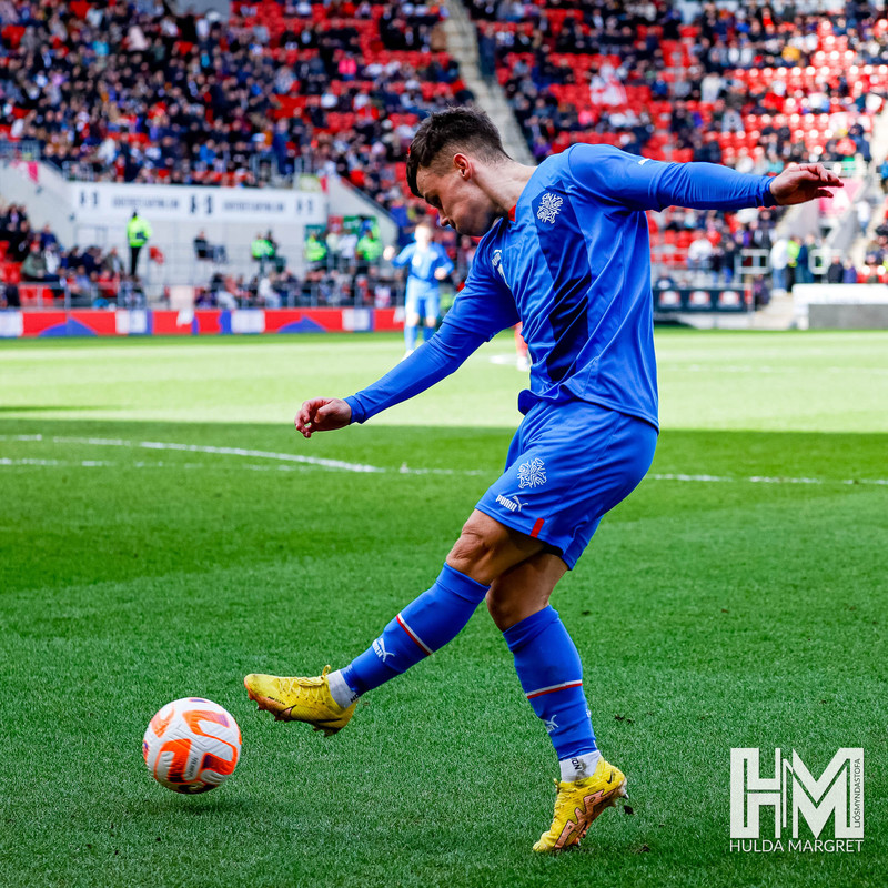 Myndaveisla: U19 vann England