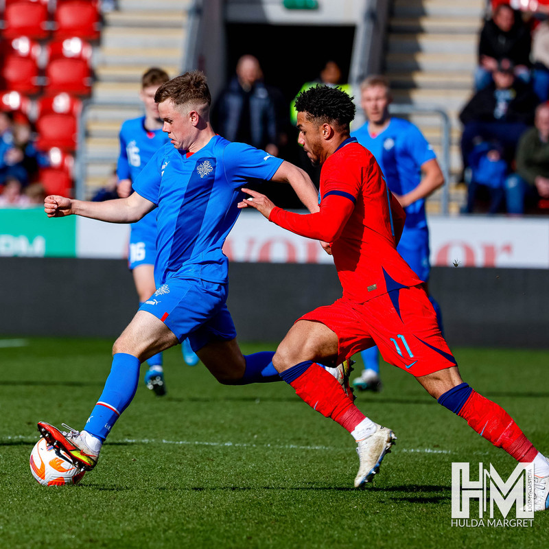 Myndaveisla: U19 vann England