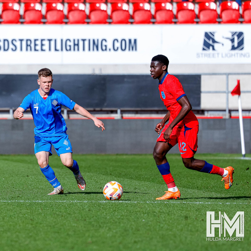 Myndaveisla: U19 vann England
