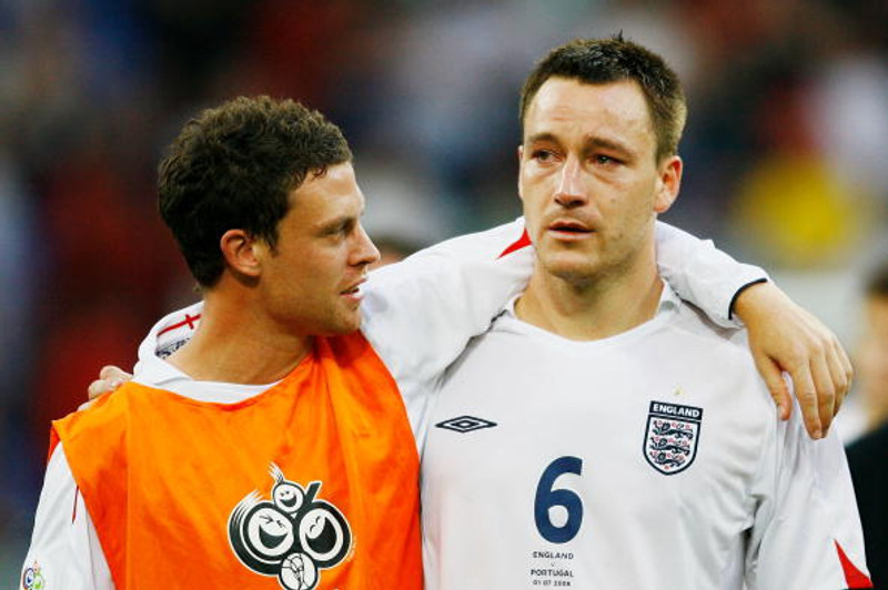 Wayne Bridge og John Terry. Þegar allt lék í lyndi.