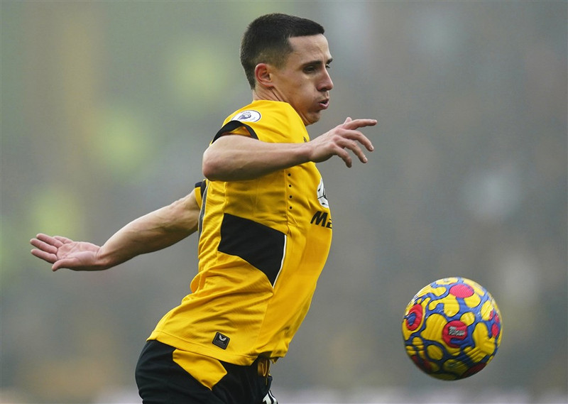 Daniel Podence skoraði jöfnunarmark Wolves