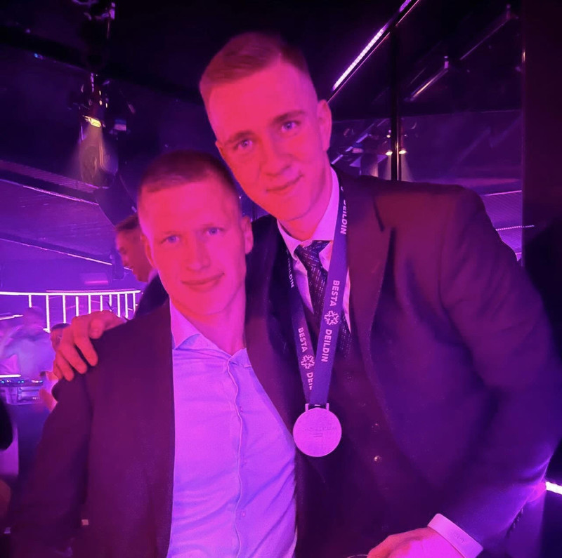 Anton Ari og Brynjar.