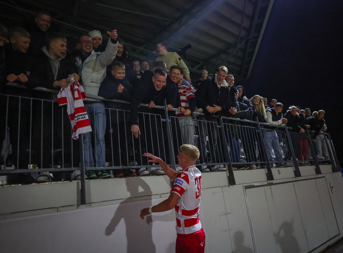 Atli vann sig inn í hug og hjörtu stuðningsmanna HK er hann gerði sigurmarkið gegn Breiðabliki.