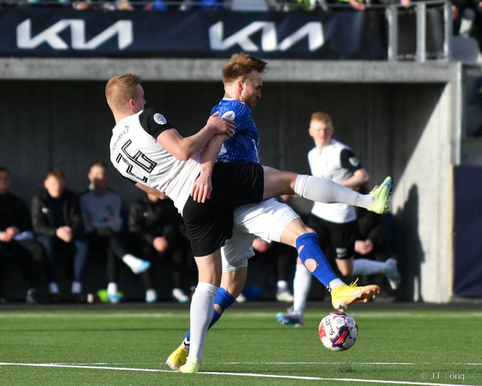Jannik í leiknum gegn FH.
