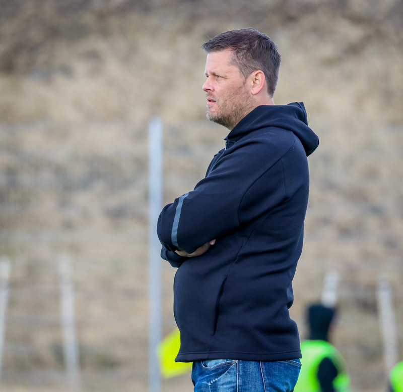 Siggi Raggi ræðir stöðuna hjá Keflavík eftir 4 - 1 tap gegn Fram í kvöld.