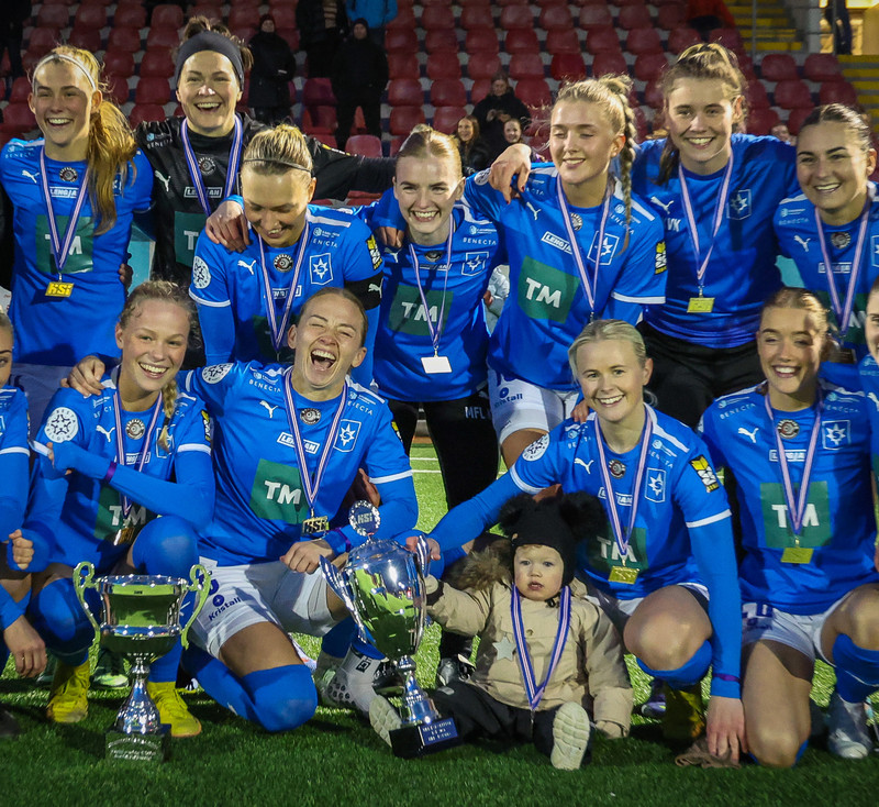 Stjarnan varð Lengjubikarmeistari í vetur.