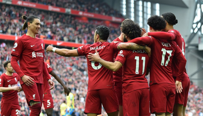 Liverpool mætir Tottenham.
