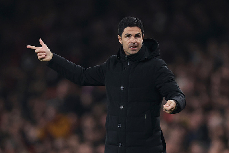 Mikel Arteta, stjóri Arsenal.