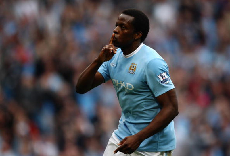 Onuoha í leik með Manchester City á sínum tíma.