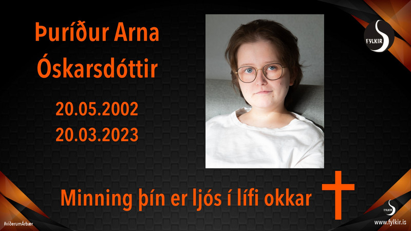 Dómari stöðvaði leik í Árbænum til að minnast Þuríðar Örnu