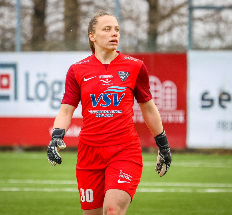 Guðný Geirsdóttir er öflugur markvörður sem var valin í landsliðið í fyrra.
