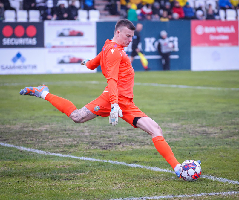 Úr leik ÍA og Grindavíkur sem fram fór 6. maí í fyrra.