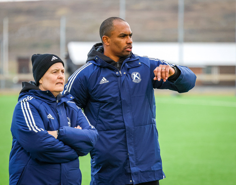 Guðrún Jóna og Jonathan Glenn.