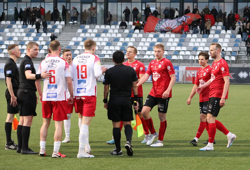 Eftir leikinn.