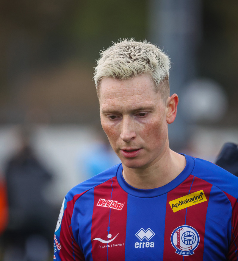 Kaj Leo í leik fyrir Leikni árið 2023