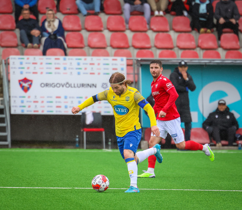 Óskar Örn Hauksson og félagar í Grindavík mæta KA.