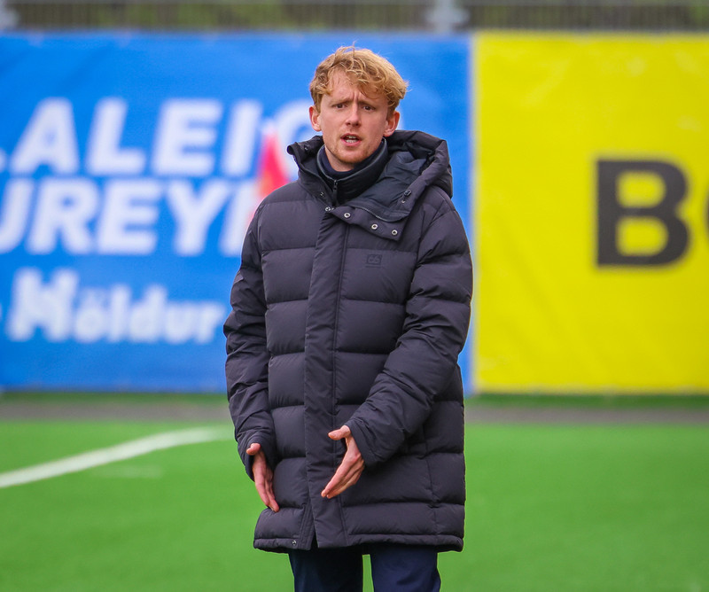 <b>Chris Brazell, þjálfari Gróttu.</b>
