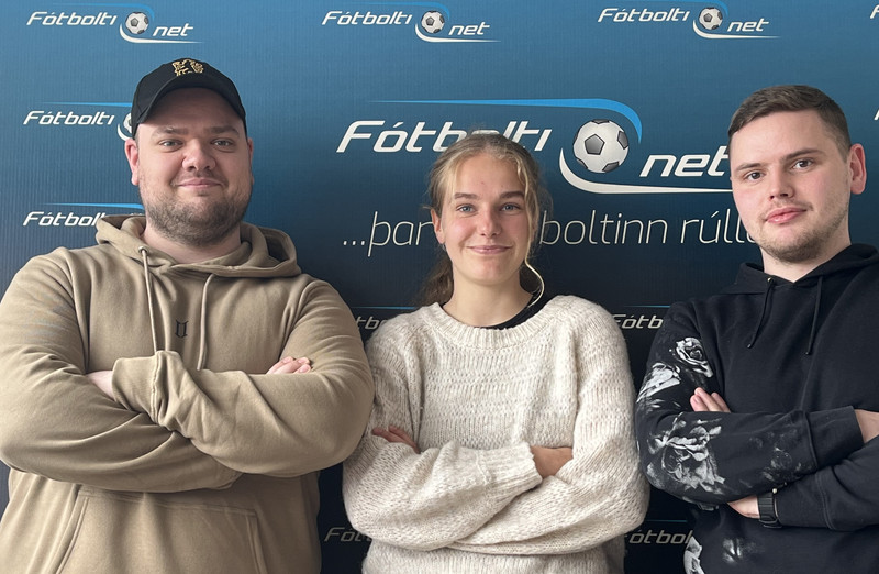Áslaug Munda og strákarnir í Tiltalinu.
