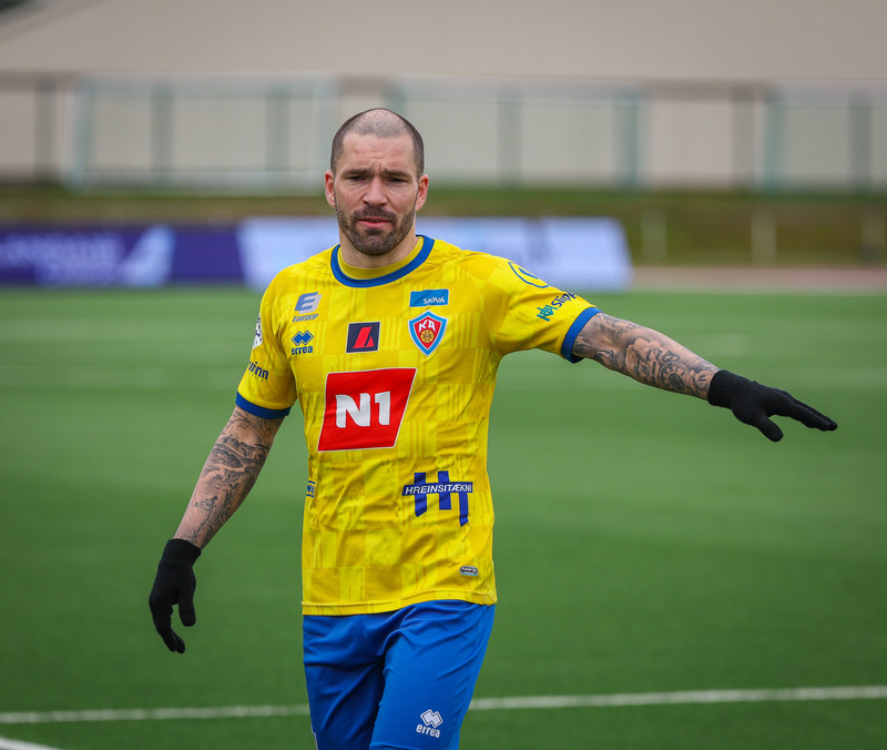 Hallgrímur Mar: Illa gaman að spila þegar það er svona mikil stemning