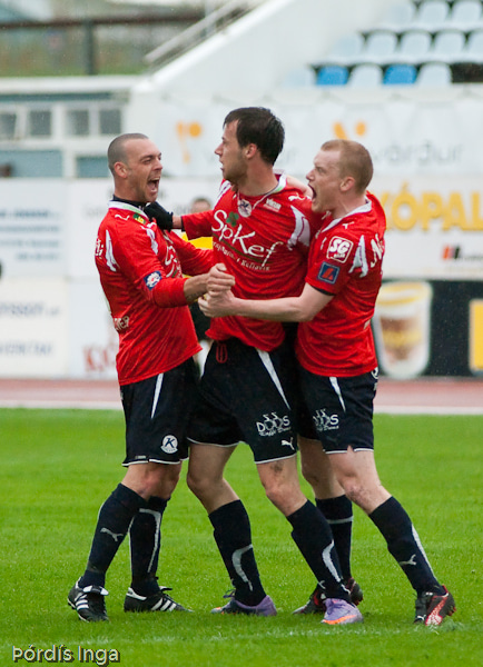 Alen Sutej átti góðan leik fyrir Keflvíkinga og skoraði sigurmark leiksins.