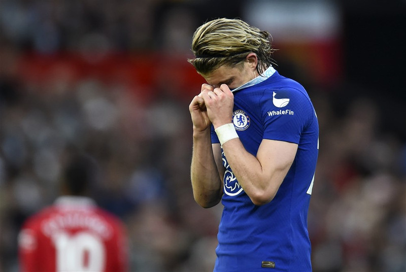 Leikmenn Chelsea voru niðurlútir og ekki í fyrsta sinn á tímabilinu