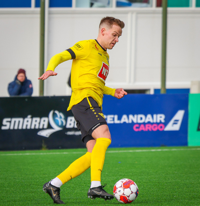 Björn Axel Guðjónsson í leik með Ólsurum.