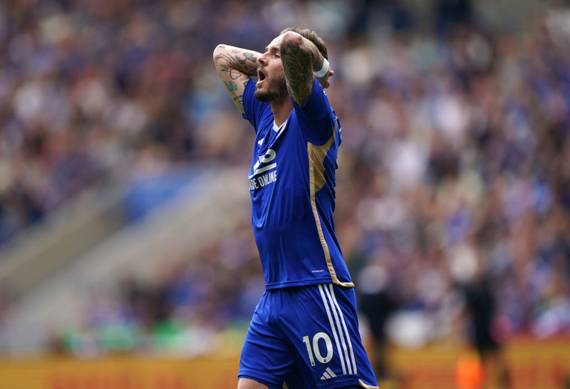 James Maddison og hans menn í Leicester spila í B-deildinni á næstu leiktíð