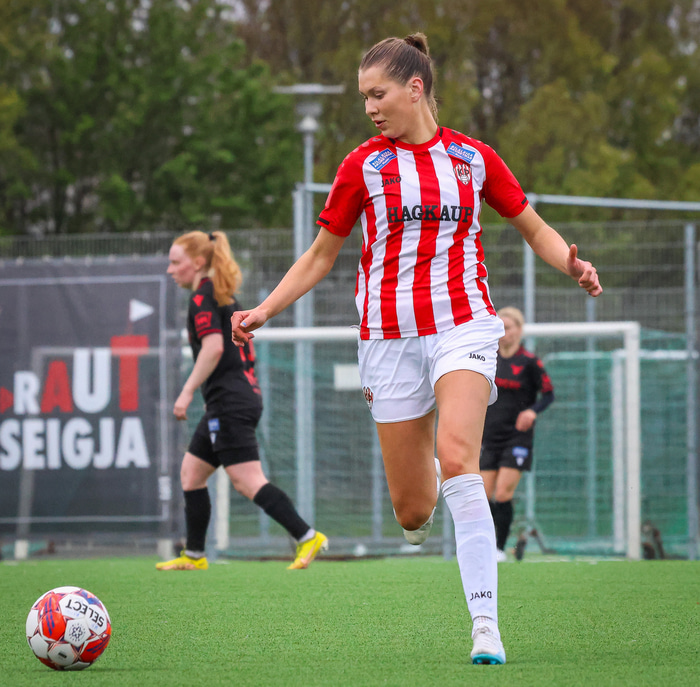 Sóley María hefur lengi staðið vaktina í vörn Þróttar.