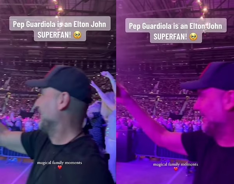Stund milli stríða hjá Guardiola - Fór á Elton John tónleika