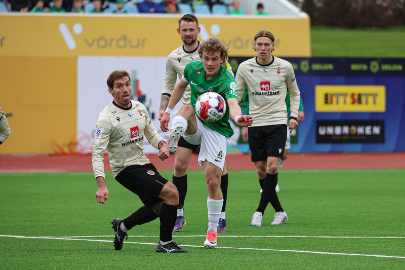 Höskuldur Gunnlaugsson í leiknum