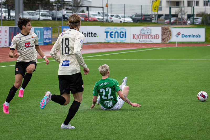 Myndaveisla frá dramatísku jafntefli Breiðbliks og Víkings